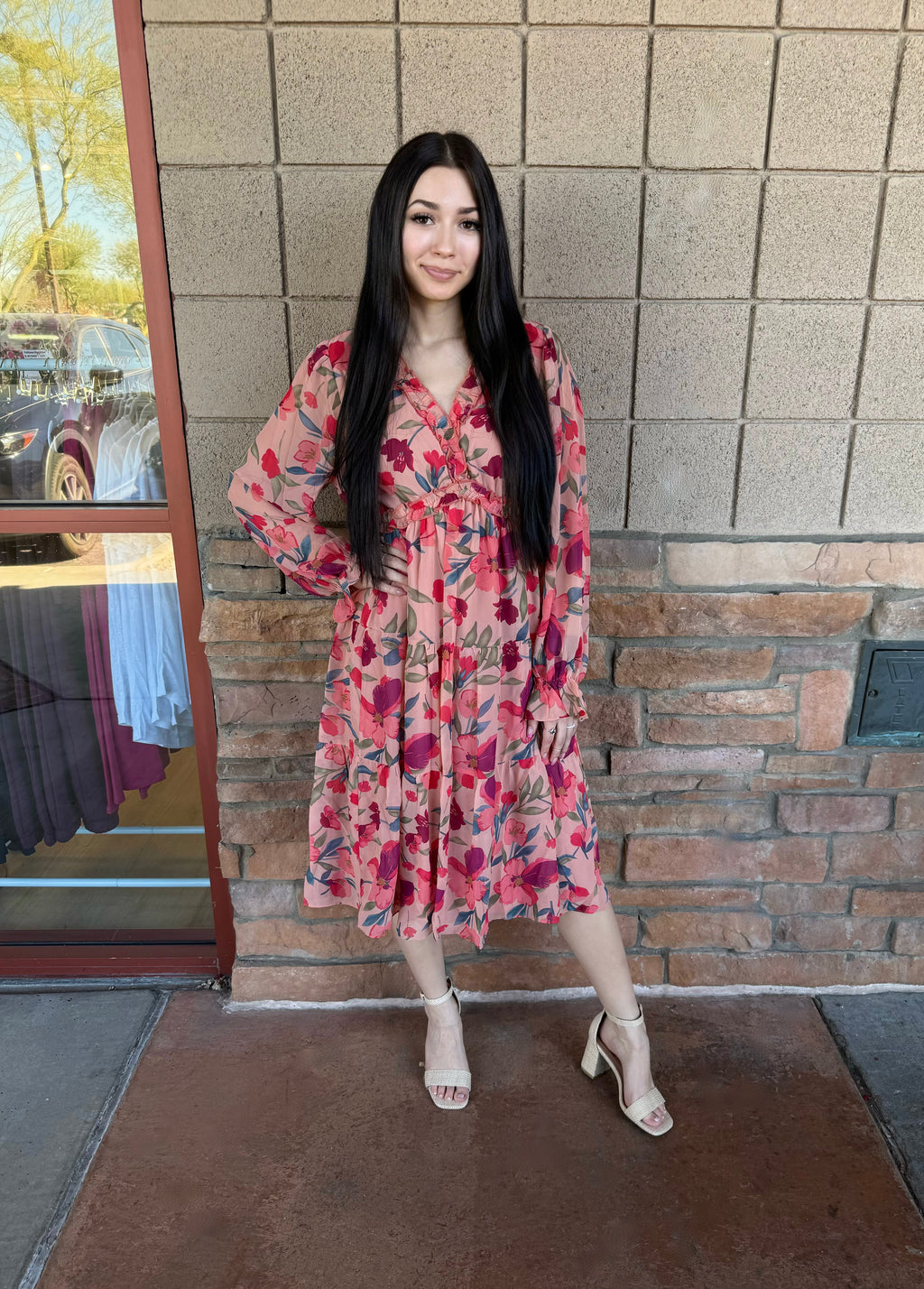 You And Me Floral Dress