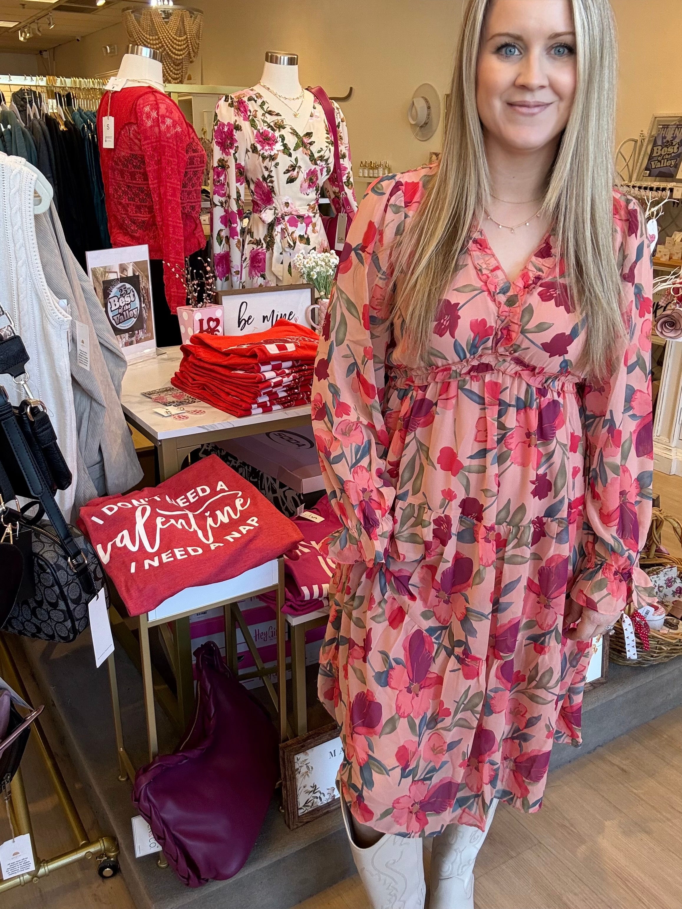 You And Me Floral Dress